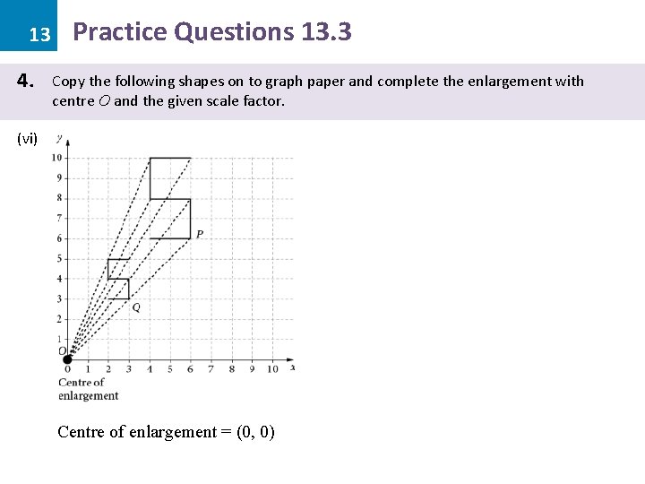 13 4. Practice Questions 13. 3 Copy the following shapes on to graph paper
