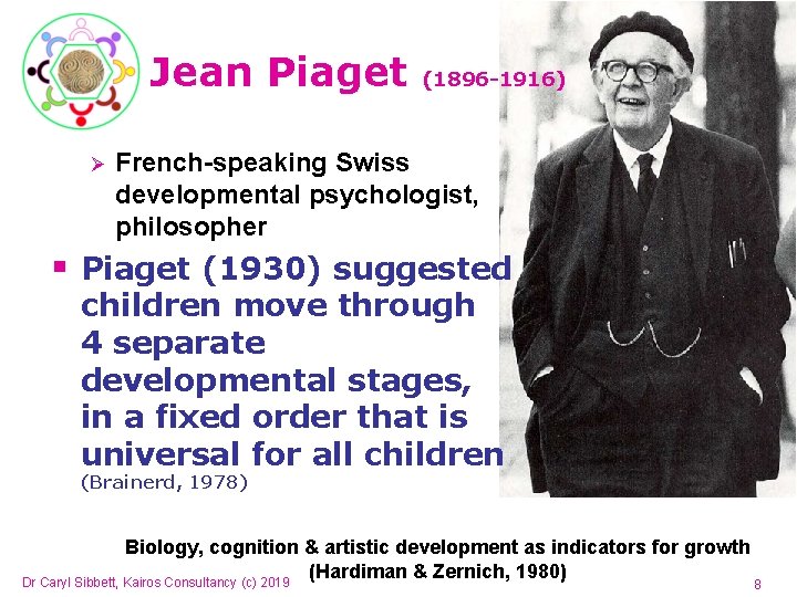 Jean Piaget (1896 -1916) Ø French-speaking Swiss developmental psychologist, philosopher § Piaget (1930) suggested Jean Piaget (1896 -1916) Ø French-speaking Swiss developmental psychologist, philosopher § Piaget (1930) suggested