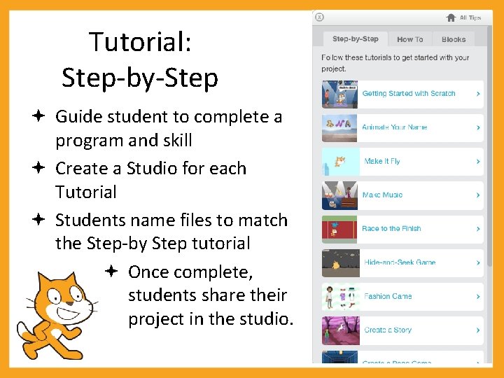 Tutorial: Step-by-Step Guide student to complete a program and skill Create a Studio for