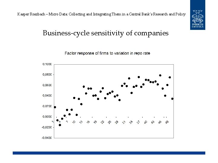 Kasper Roszbach – Micro Data: Collecting and Integrating Them in a Central Bank’s Research