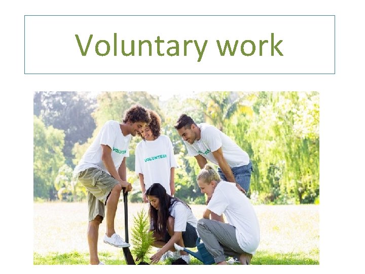 Voluntary work 