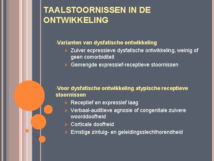 De Relaties Tussen Taalstoornissen En Gedragsstoornissen Psychologische En