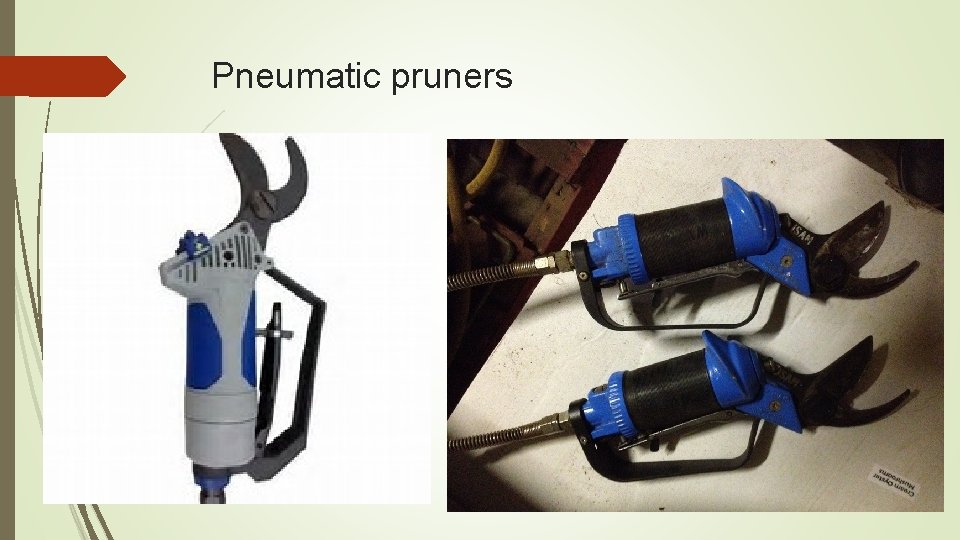 Pneumatic pruners 