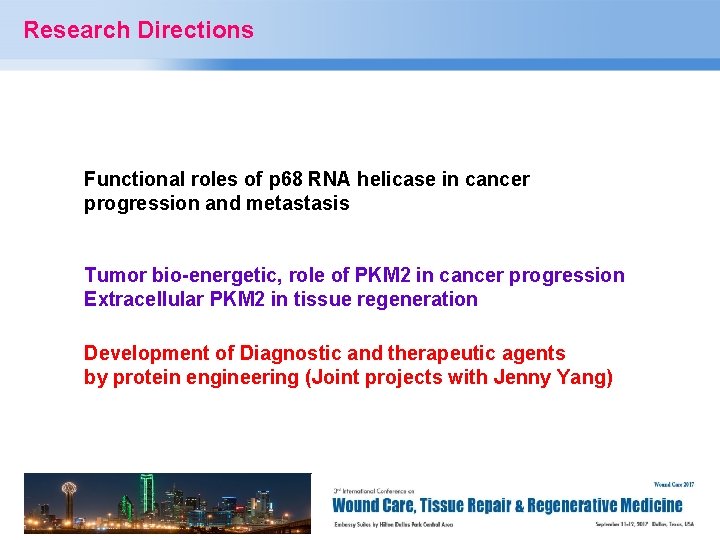 Research Directions Functional roles of p 68 RNA helicase in cancer progression and metastasis