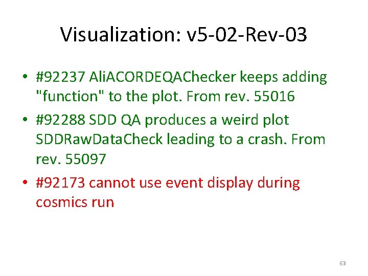 Visualization: v 5 -02 -Rev-03 • #92237 Ali. ACORDEQAChecker keeps adding "function" to the