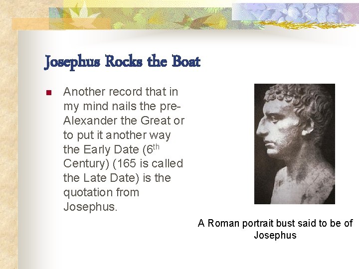 Josephus Rocks the Boat n Another record that in my mind nails the pre.