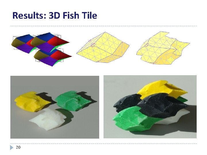 Results: 3 D Fish Tile 20 