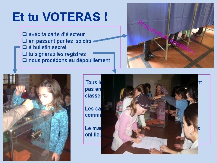Et tu VOTERAS ! q avec ta carte d’électeur q en passant par les