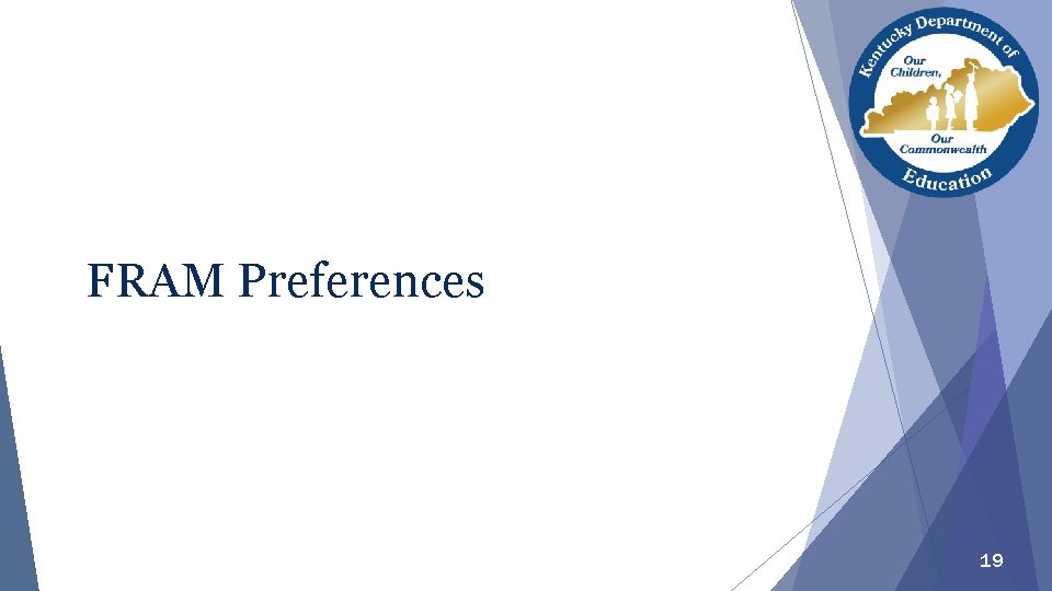 FRAM Preferences 19 