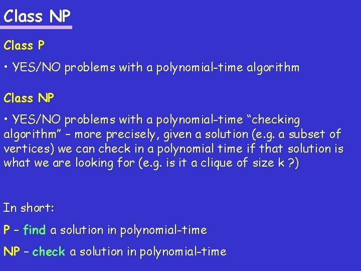 Class P Problem With Example Polynomialtime reductions We have seen several reductions Polynomialtime
