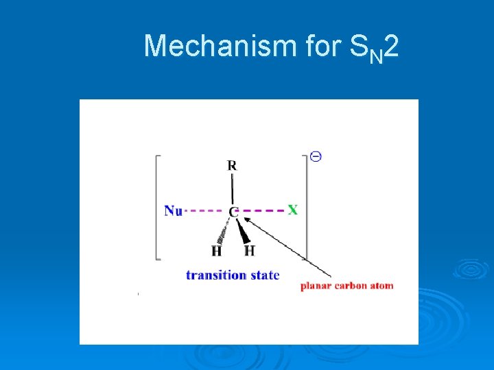 Mechanism for SN 2 