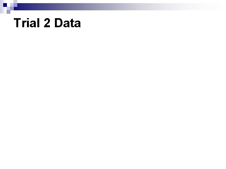 Trial 2 Data 