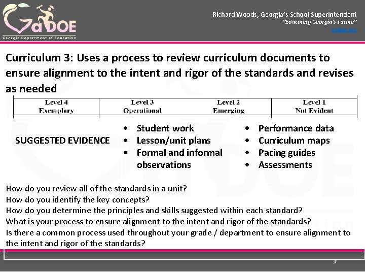 Richard Woods, Georgia’s School Superintendent “Educating Georgia’s Future” gadoe. org Richard Woods, Georgia’s School