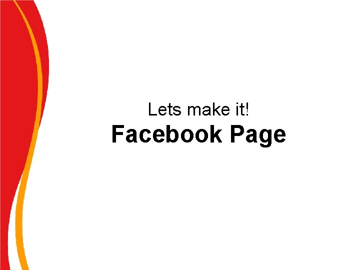 Lets make it! Facebook Page 