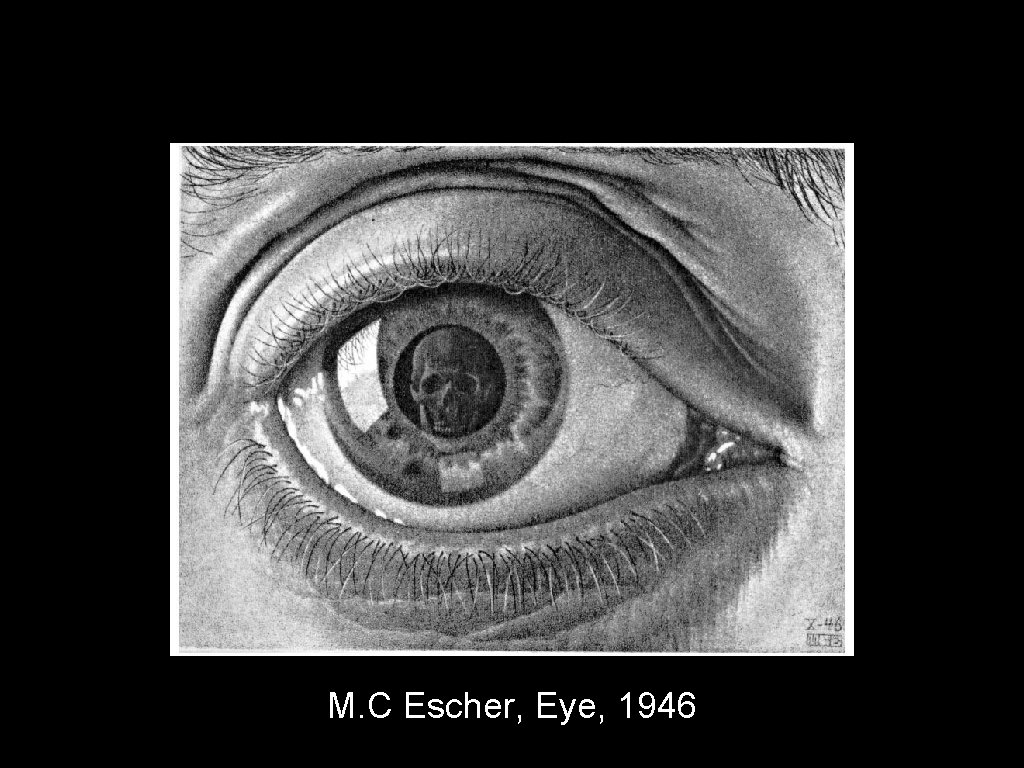 M. C Escher, Eye, 1946 