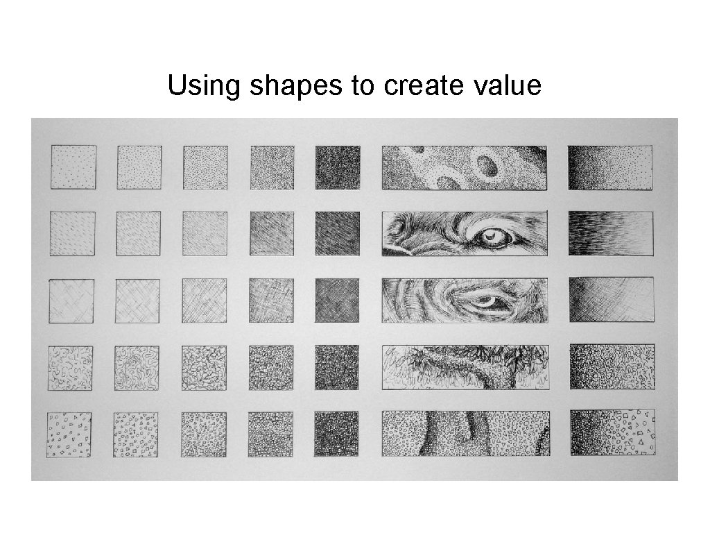 Using shapes to create value 