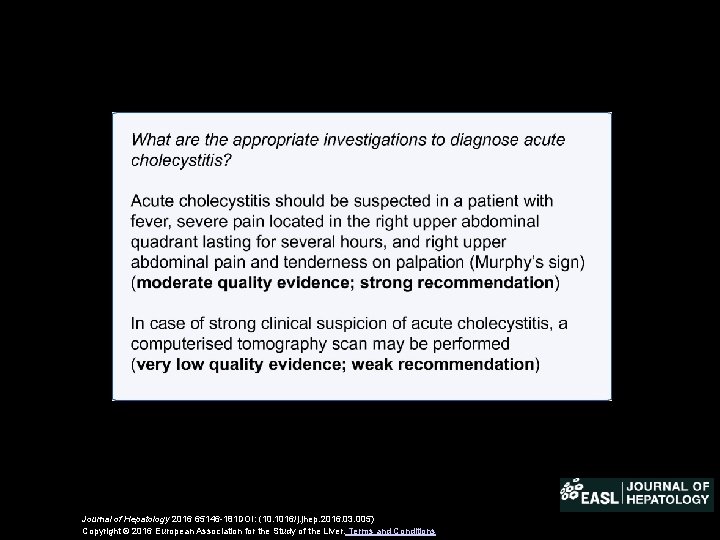 Journal of Hepatology 2016 65146 -181 DOI: (10. 1016/j. jhep. 2016. 03. 005) Copyright