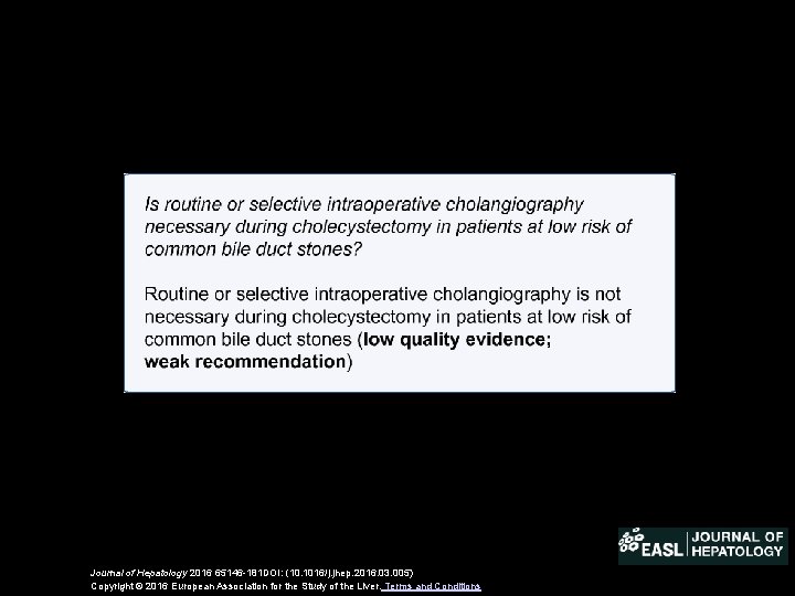 Journal of Hepatology 2016 65146 -181 DOI: (10. 1016/j. jhep. 2016. 03. 005) Copyright
