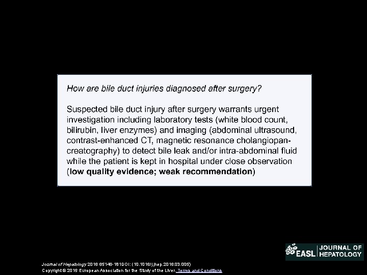 Journal of Hepatology 2016 65146 -181 DOI: (10. 1016/j. jhep. 2016. 03. 005) Copyright