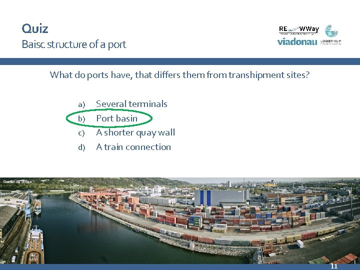 Quiz Baisc structure of a port What do ports have, that differs them from