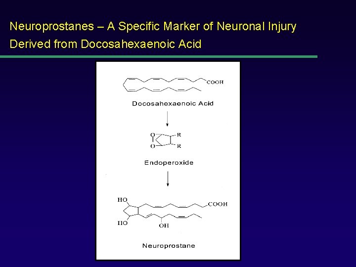Neuroprostanes – A Specific Marker of Neuronal Injury Derived from Docosahexaenoic Acid 