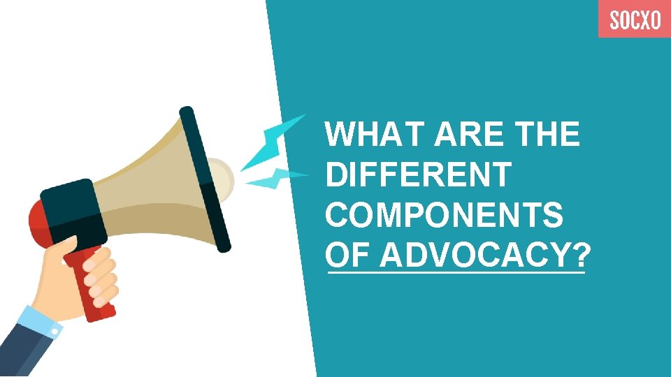 WHAT ARE THE DIFFERENT COMPONENTS OF ADVOCACY? 