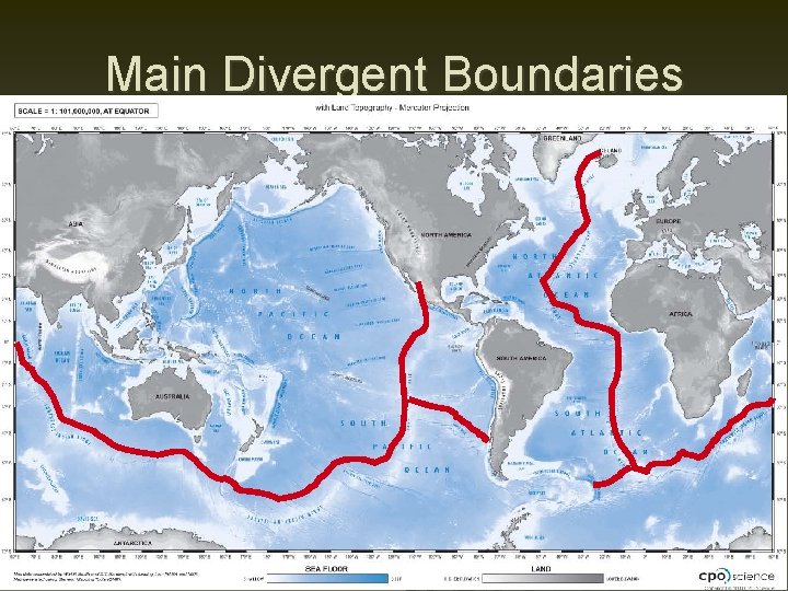 Main Divergent Boundaries 