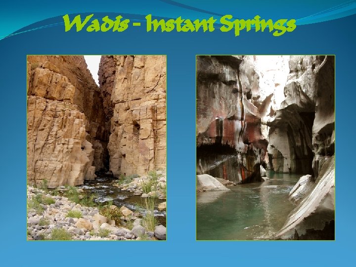 Wadis – Instant Springs 