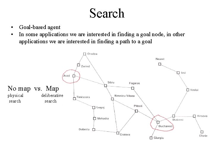 Search • Goal-based agent • In some applications we are interested in finding a Search • Goal-based agent • In some applications we are interested in finding a