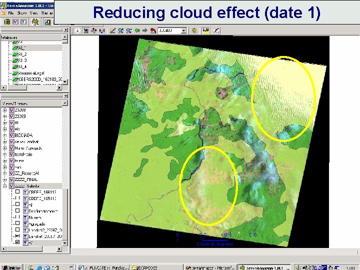 Reducing cloud effect (date 1) Reducing cloud effect (date 1)