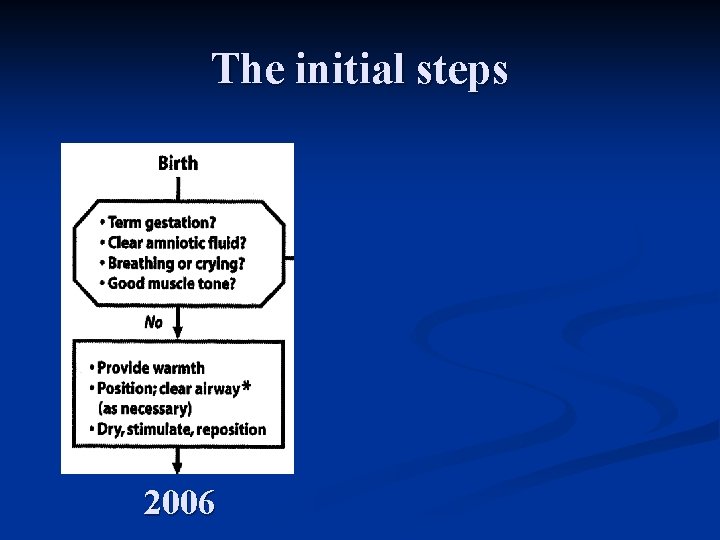 The initial steps 2006 