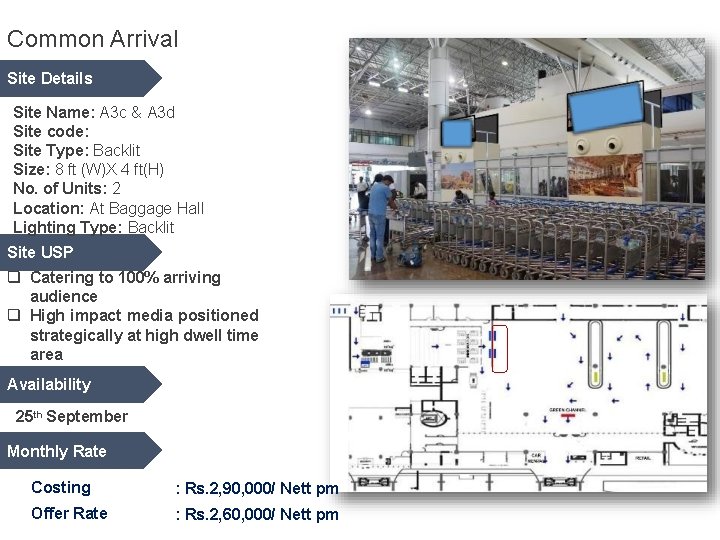 Common Arrival Site Details Site Name: A 3 c & A 3 d Site