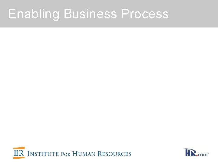 Enabling Business Process 