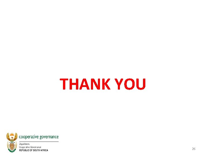 THANK YOU 26 THANK YOU 26