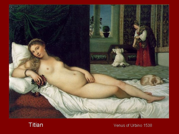 Titian Venus of Urbino 1538 