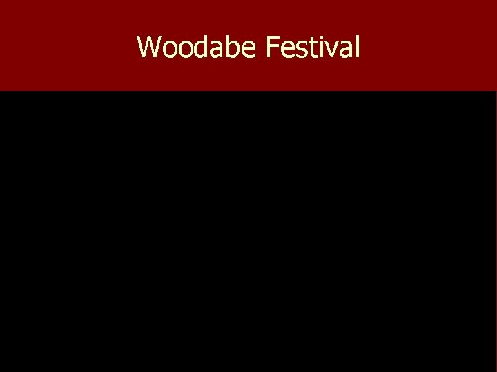 Woodabe Festival 