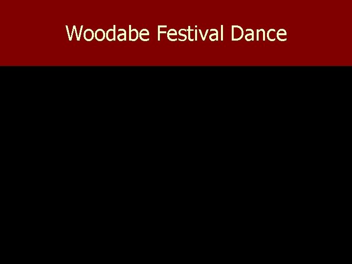 Woodabe Festival Dance 