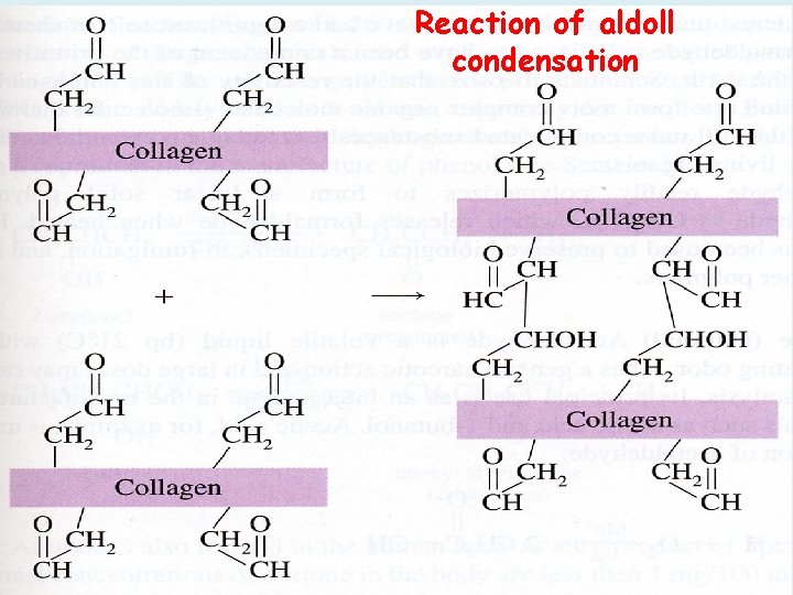 Reaction of aldoll condensation 