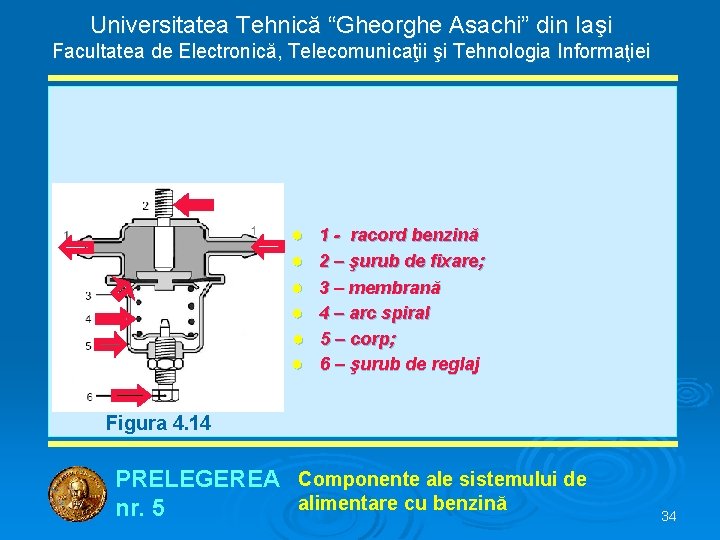 Universitatea Tehnică “Gheorghe Asachi” din Iaşi Facultatea de Electronică, Telecomunicaţii şi Tehnologia Informaţiei ●