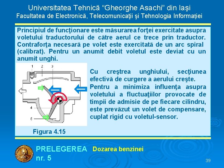 Universitatea Tehnică “Gheorghe Asachi” din Iaşi Facultatea de Electronică, Telecomunicaţii şi Tehnologia Informaţiei Principiul