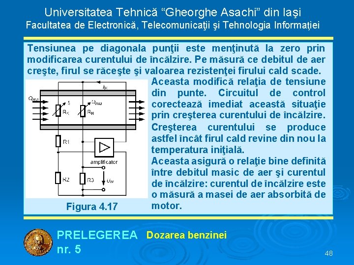 Universitatea Tehnică “Gheorghe Asachi” din Iaşi Facultatea de Electronică, Telecomunicaţii şi Tehnologia Informaţiei Tensiunea