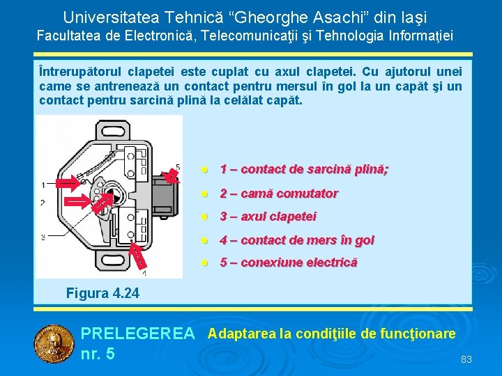 Universitatea Tehnică “Gheorghe Asachi” din Iaşi Facultatea de Electronică, Telecomunicaţii şi Tehnologia Informaţiei Întrerupătorul