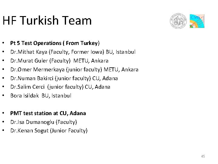 HF Turkish Team • • Pt 5 Test Operations ( From Turkey) Dr. Mithat