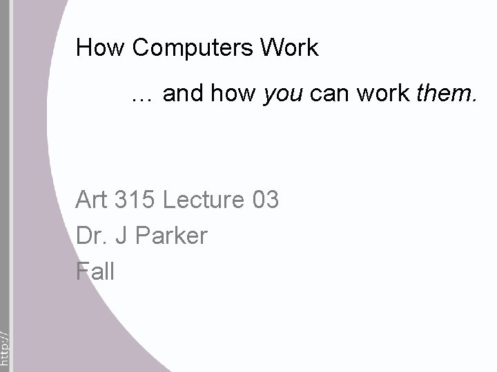 Computer Is Actually Working How Computers Work and how you can work