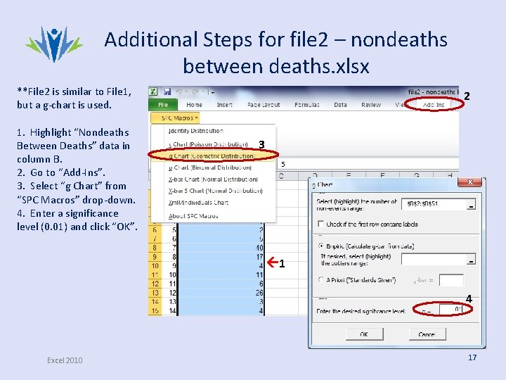 Additional Steps for file 2 – nondeaths between deaths. xlsx **File 2 is similar Additional Steps for file 2 – nondeaths between deaths. xlsx **File 2 is similar
