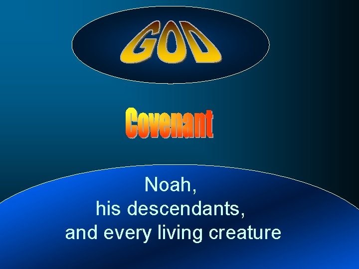 Noah, his descendants, and every living creature 