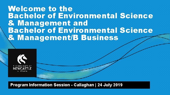 Welcome to the Bachelor of Environmental Science & Management and Bachelor of Environmental Science