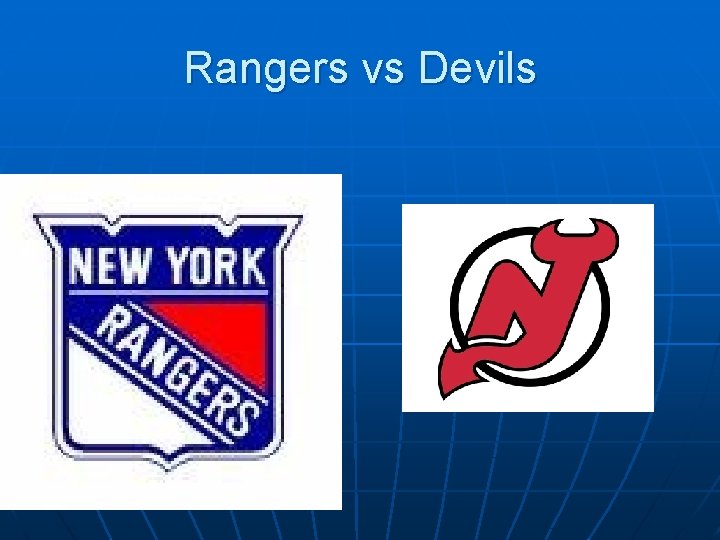 Rangers vs Devils 