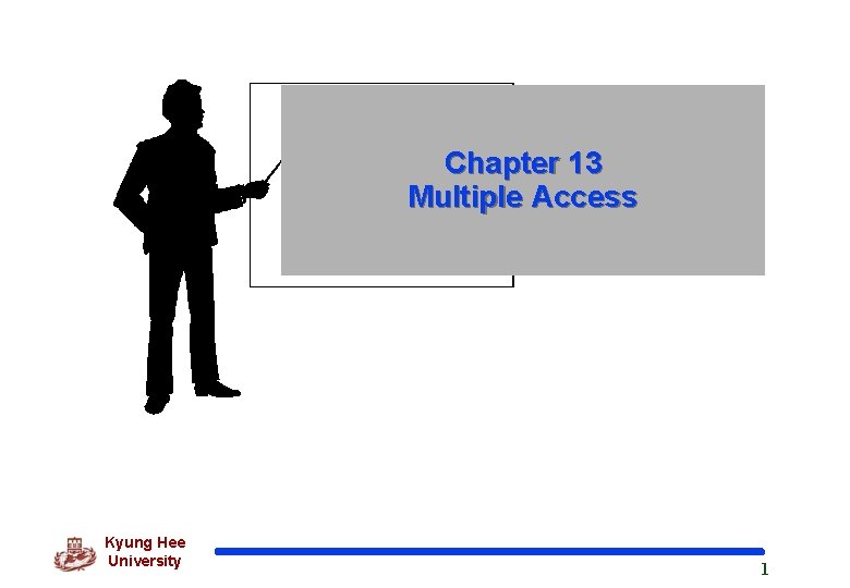 Chapter 13 Multiple Access Kyung Hee University 1 
