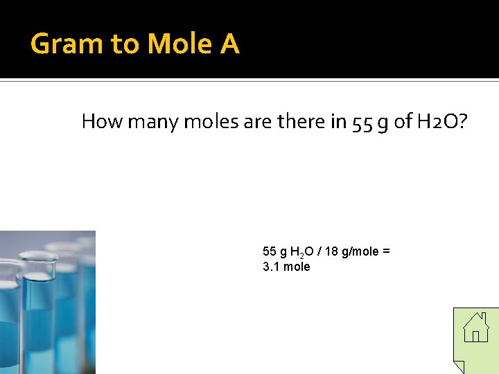 Gram to Mole A How many moles are there in 55 g of H Gram to Mole A How many moles are there in 55 g of H
